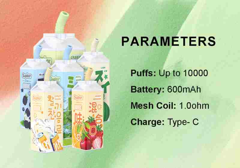 Supbar JUICE BOX 10k PUFF