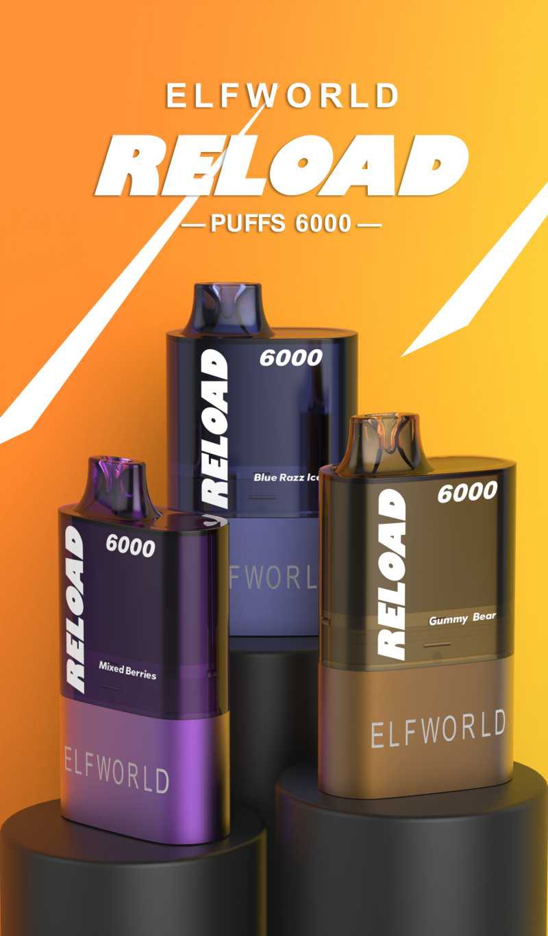 ELFWORLD RELOAD 6K VAPE ELFWORLD RELOAD 6K VAPE