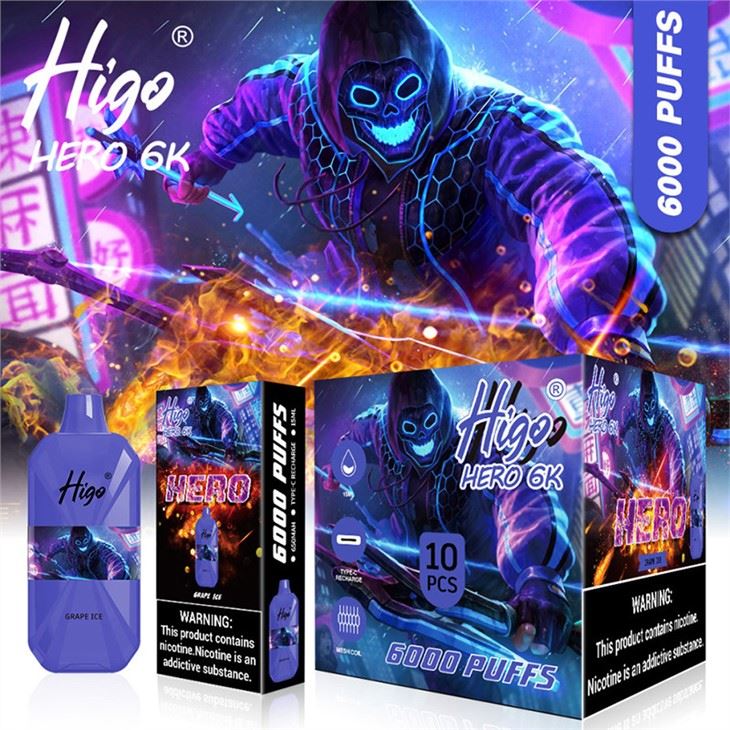 Higo HERO 6K 6000 țigară electronică de unică folosință Vape