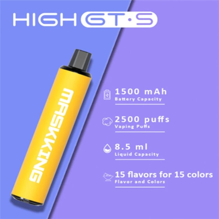 Maskking 2500 High GTS Vape de unică folosință