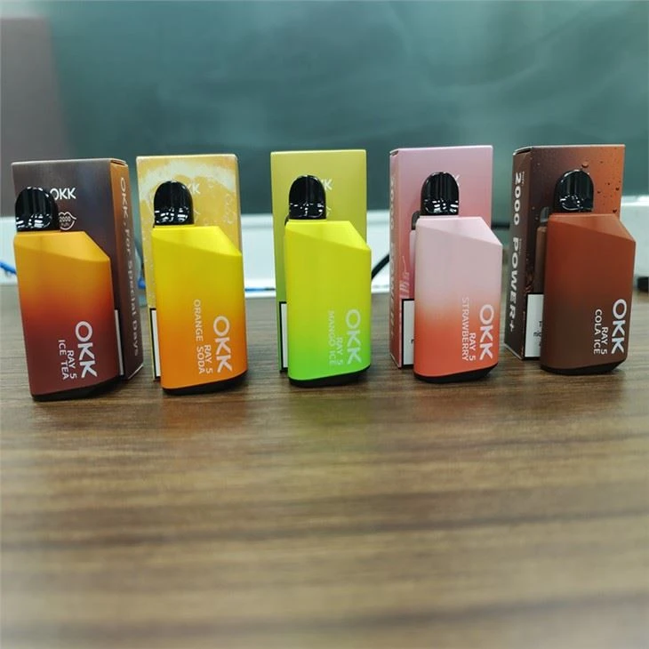 OKK RAY5 2000 Puffs electronice de țigară de unică folosință Vape
