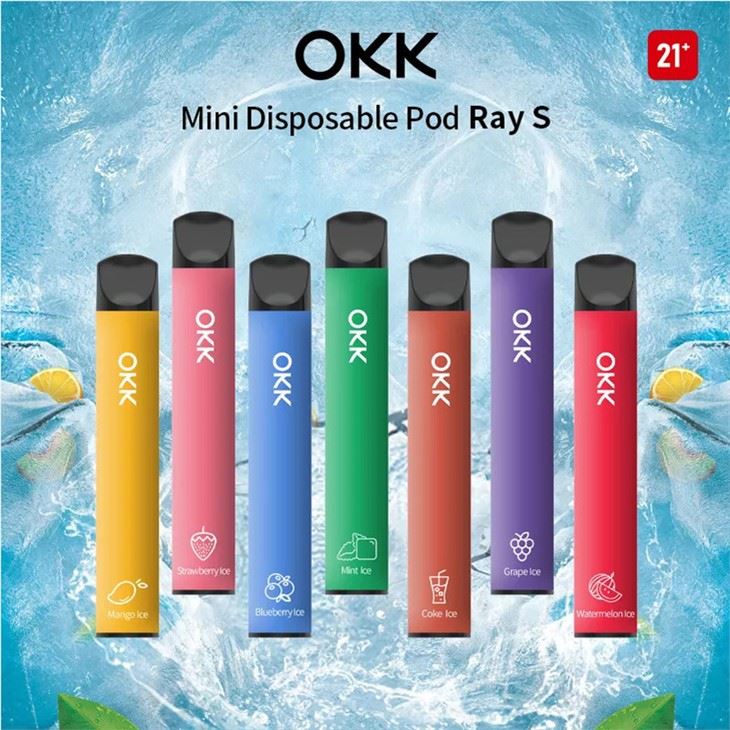 Vape de unică folosință pentru țigară electronică OKK RAYS
