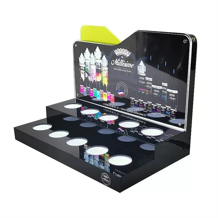 Suport de afișare cu ulei pentru țigarete electronice Suport de afișare luminos cu LED