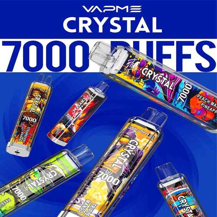 VAPME CRYSTAL 7000 PUFFURI
