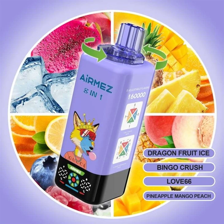 Airmez Fox 160000 Puffs 8 IN 1 price