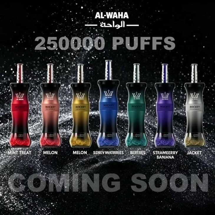 Al Waha Shisha 250K Puffs Vape factory