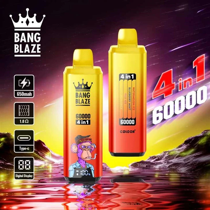 Bang Blaze 60000 4 în 1 vapori de aromă
