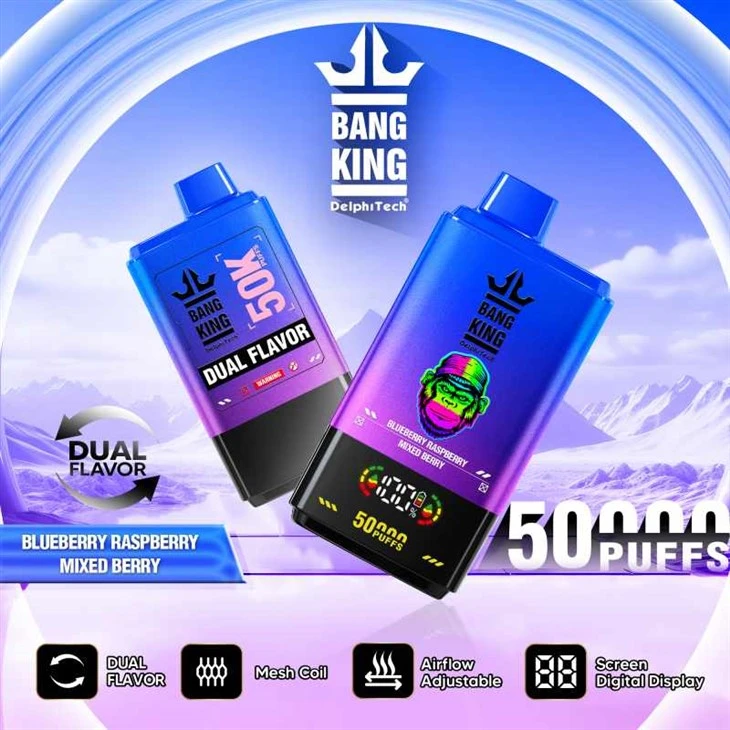 Bang King 50000 Twins Dual Gust dublu aromă