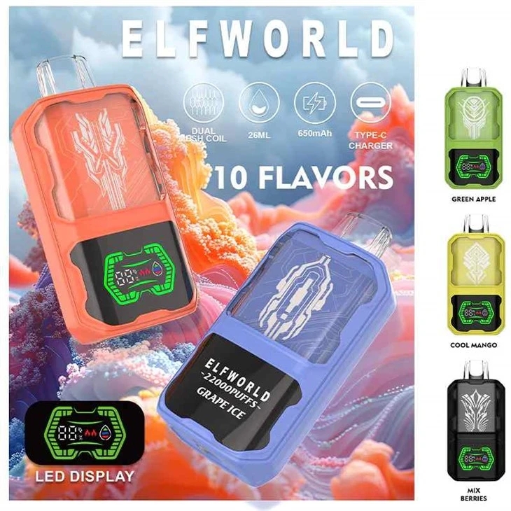 ELFWORLD AI22000 Puffs Vape de unică folosință