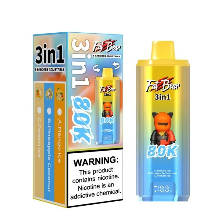 Ursul gras 3 în 1 80 k puffs