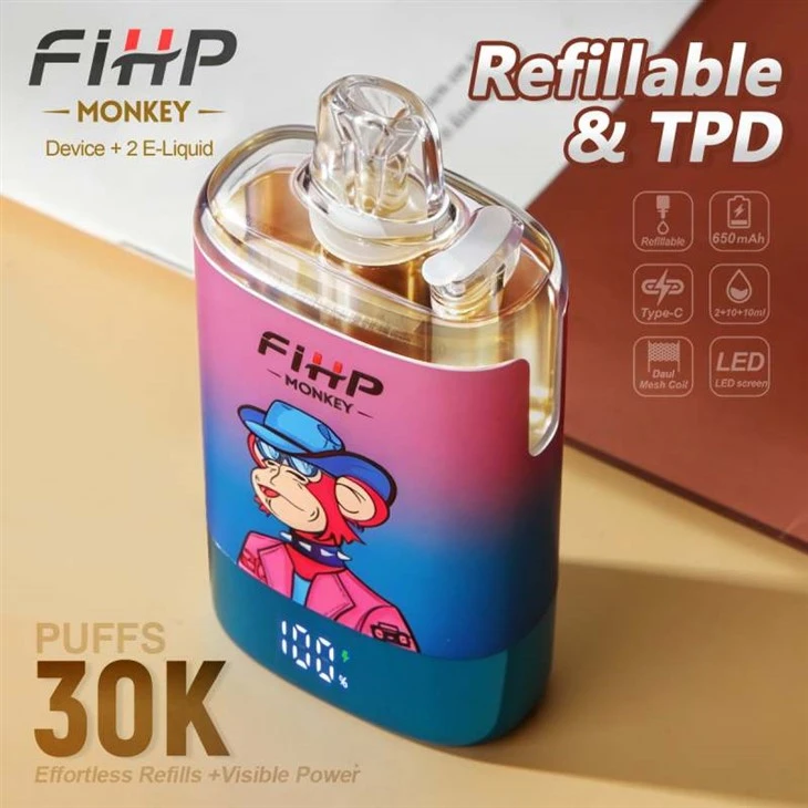 FIHP MONKEY 30K Puffs TPD reîncărcat