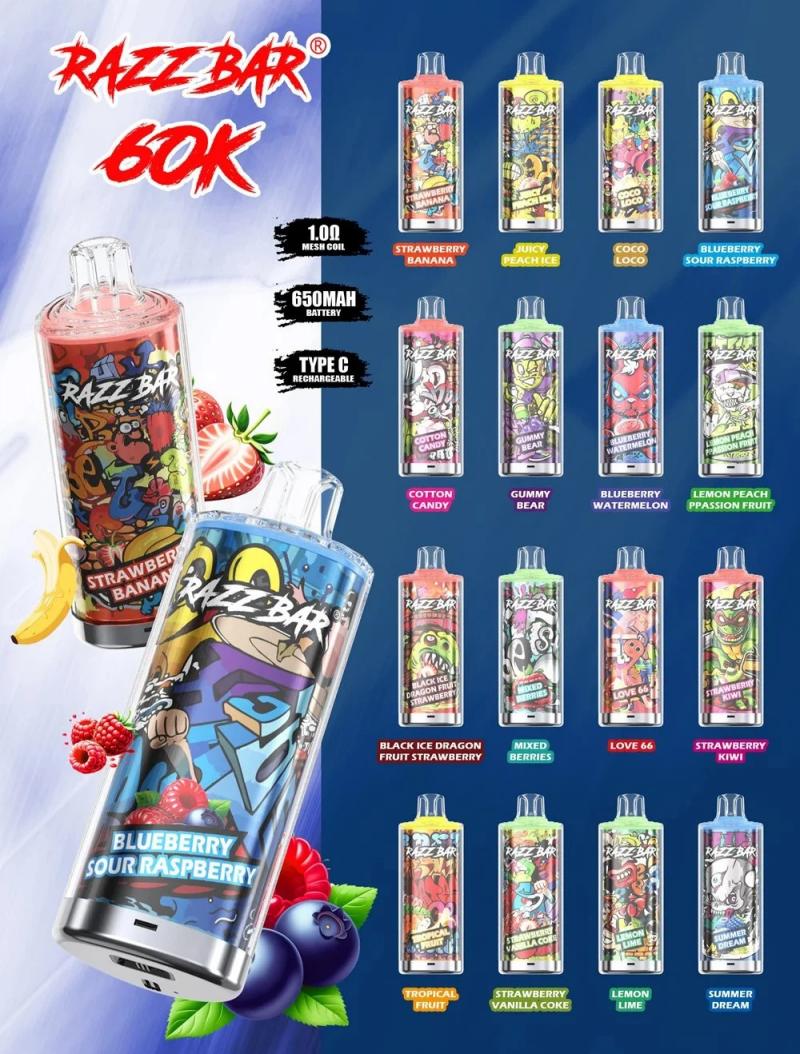 Razz bar 60000 taste list Razz bar 60000 taste list