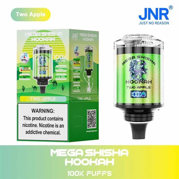 1-Two-Apple_Mega Shisha Hookah 100K