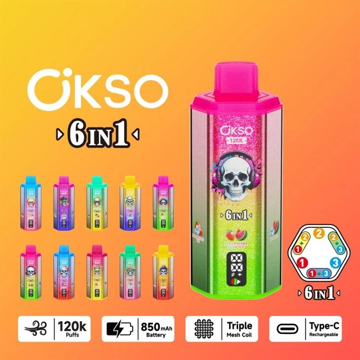 OKSO 6in1 120K Puffs