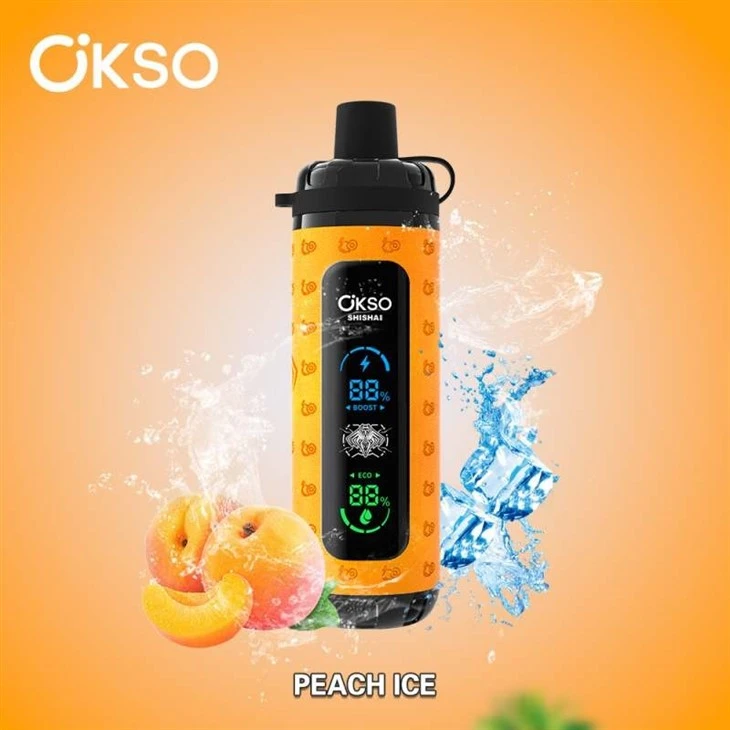 peach ice OKSO Shisha Max 40k -