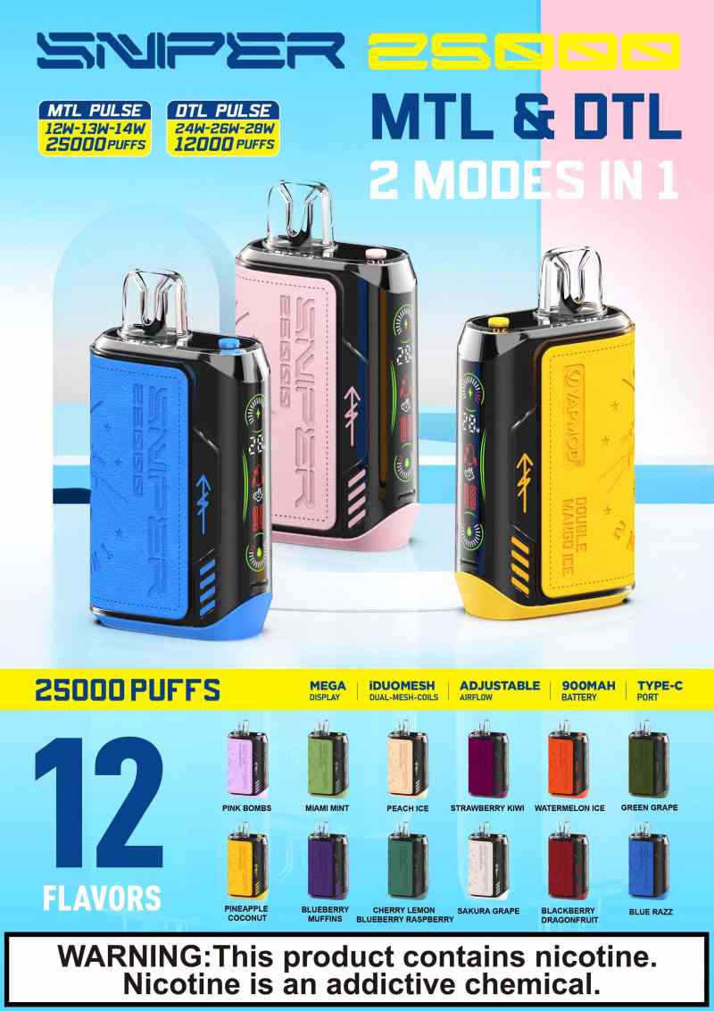 VAPMOD SNIPER 25000 1 VAPMOD SNIPER 25000 1