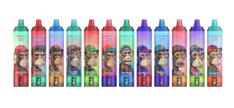 Europe-Popular-15K-Puffs-Digital-Waspe-Vape-with-Screen-22ml-E-Liquid-15000-Puffs-Disposable-Vape-Pen WASPE 15000 1