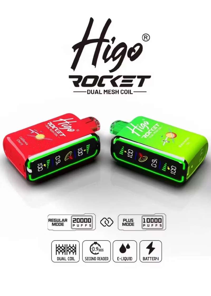 Higo-Rocket-10000-20000-Puff-Fashion-Design-All-Flavors-Available-Crystal-PRO-Cigarette-Disposable-VapeHigo Rocket 20000 Higo-Rocket-10000-20000-Puff-Fashion-Design-All-Flavors-Available-Crystal-PRO-Cigarette-Disposable-VapeHigo Rocket 20000