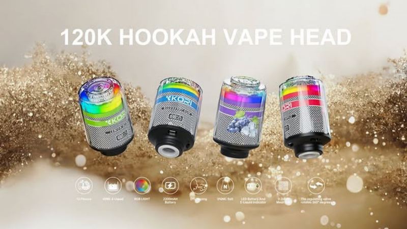 KORI 120K HOOKAH WAPE HEAD 2