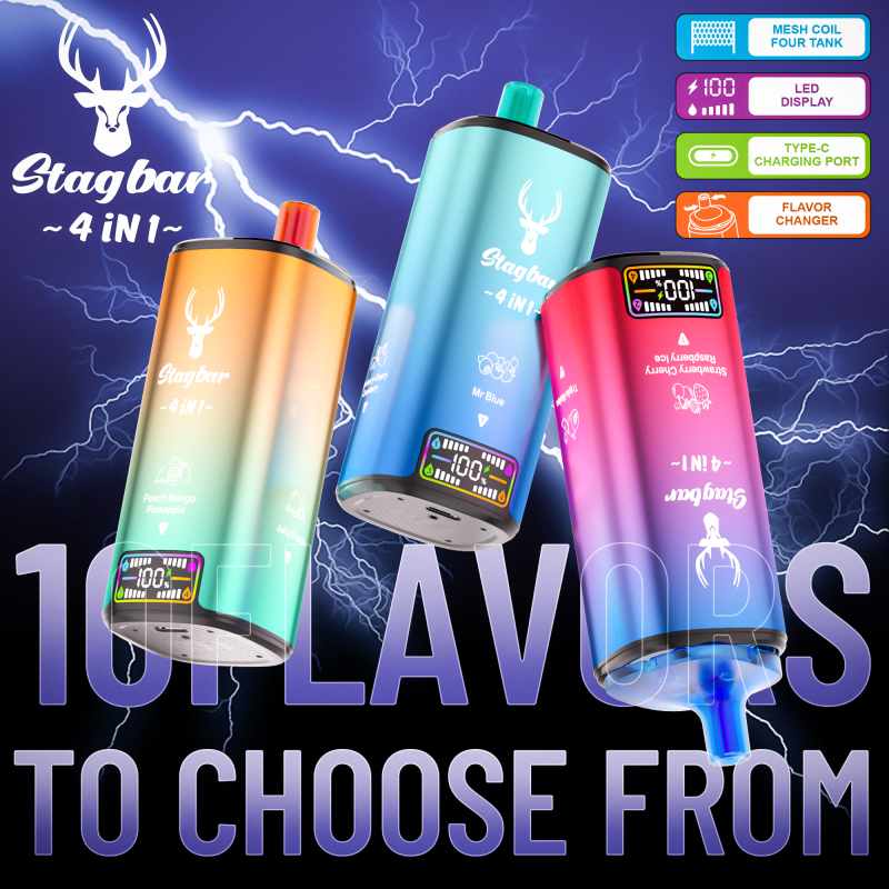 STAG BAR 4 in 1 80K 10