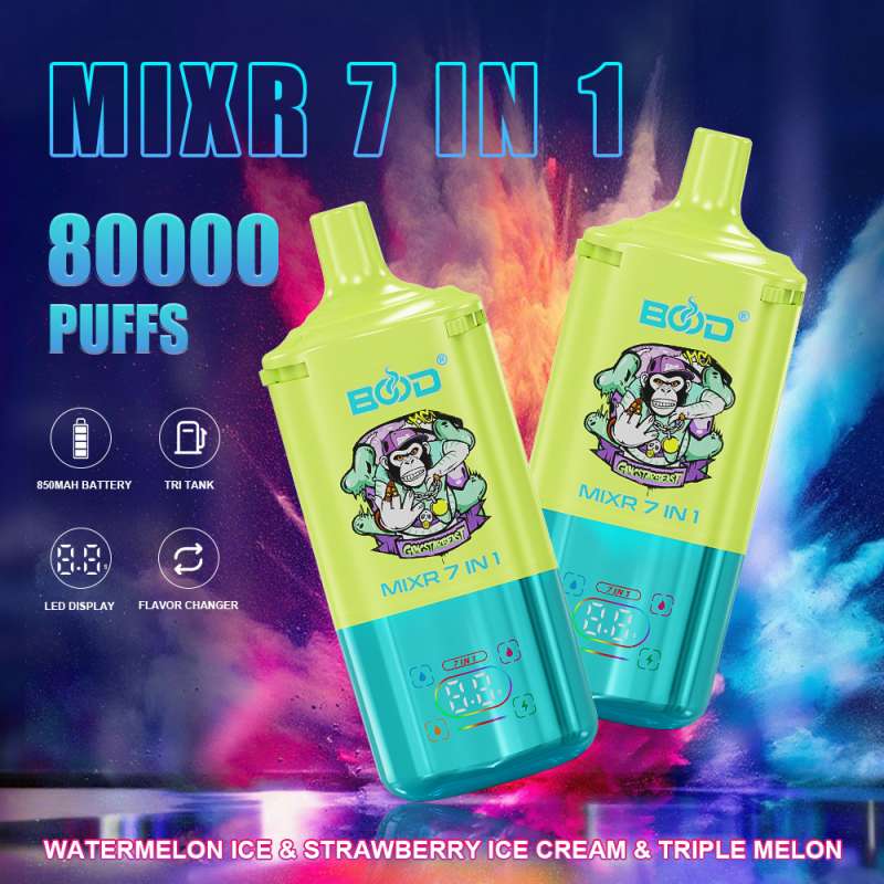 Watermelon-ice-Strawberry-ice-cream-Triple-melon-BOOD MIXR 7 IN 1 80000