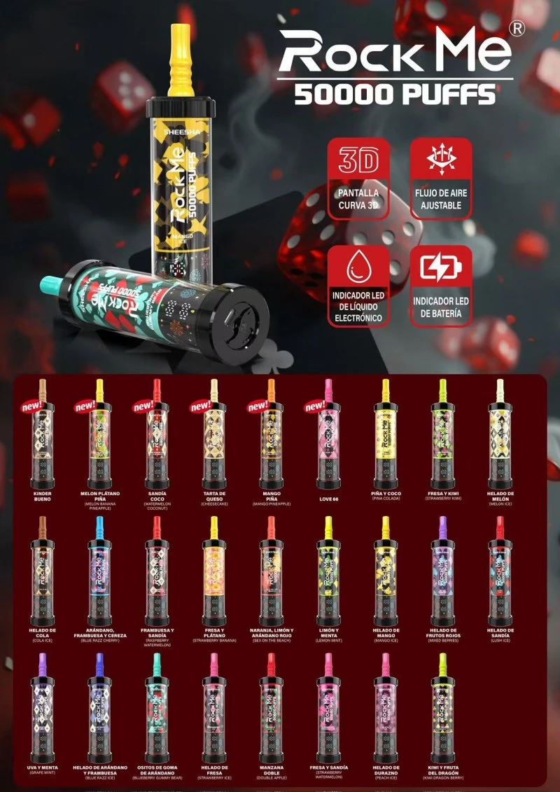 Rockme sheesha 50K Taste List