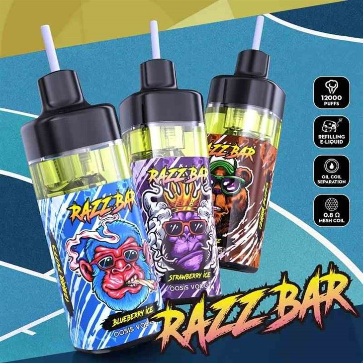 Vape de unică folosință RAZZ BAR 12000 Puffs
