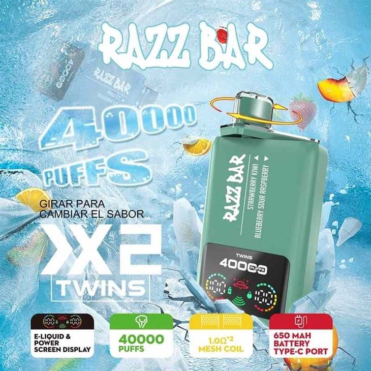 RAZZ BAR 40K Double Flavor best