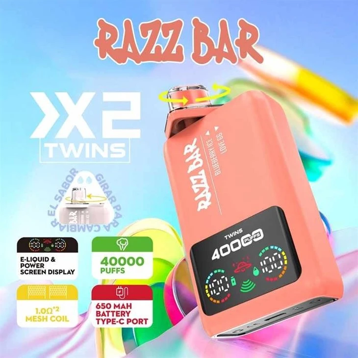 RAZZ BAR 40K Double Flavor high quality