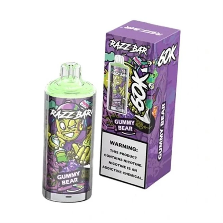 Razz-Bar-60000-Puffs-Disposable-Vape-Gummy-Bear_Razz bar 60K