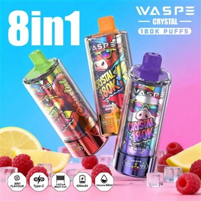 Waspe Crystal 8 în 1 180K Puffs