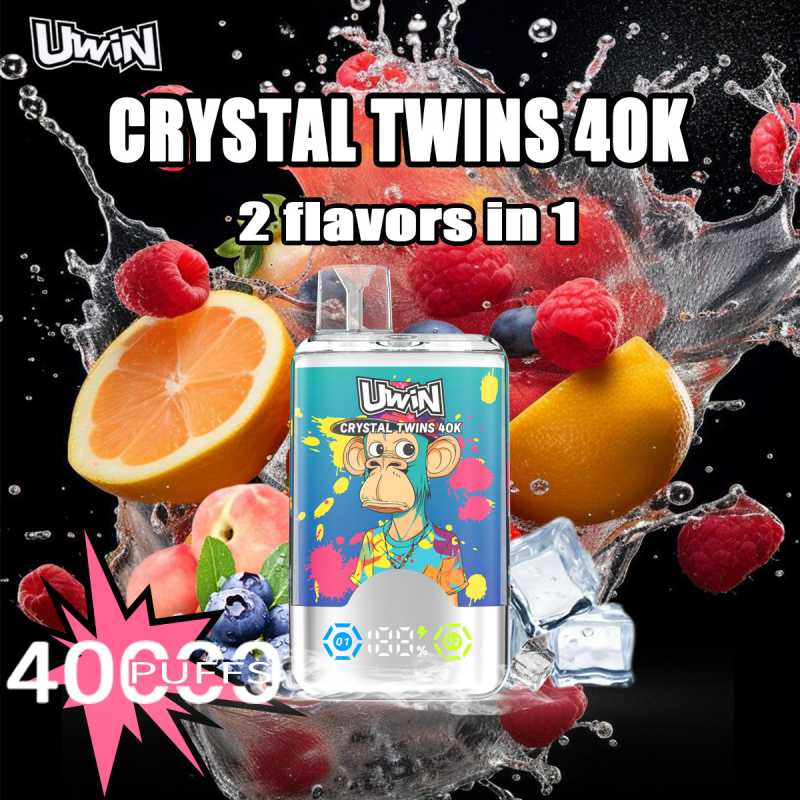 Uwin Crystal Twins 40000 Puffs Dual Arome Vape