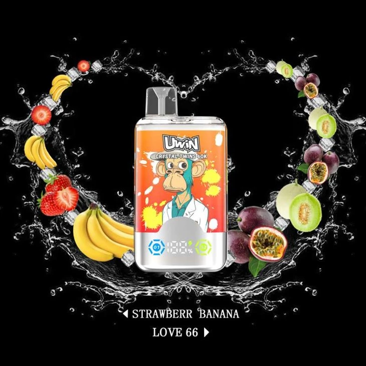 Uwin Crystal Twins 40000 Puffs Arome duble