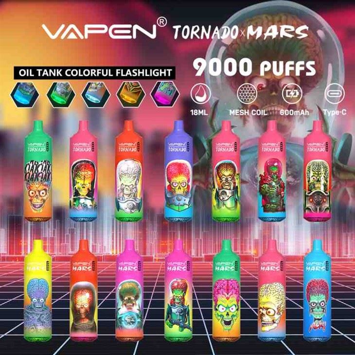 VAPEN TORNADO MARTE 9000 PUFFS