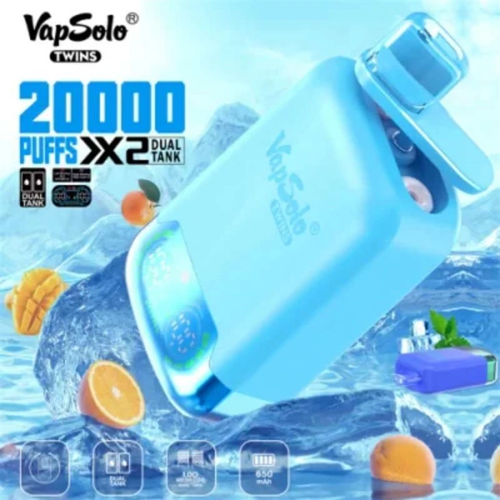 VapSolo Gemeni 20000 Dublu Gust Vape
