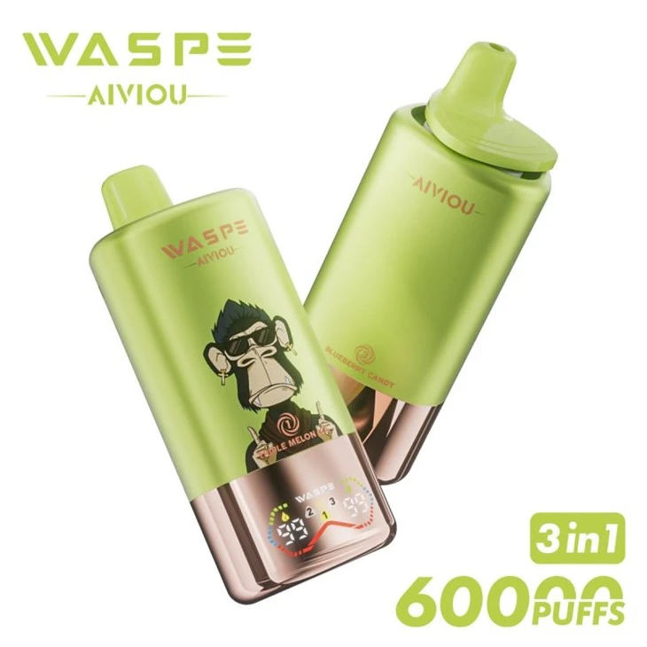 WASPE AIVIOU 60000 PUFFS 3 IN 1 3 aromă